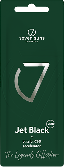 7 Suns Jet Black Blissful CBD accelerator 15ml